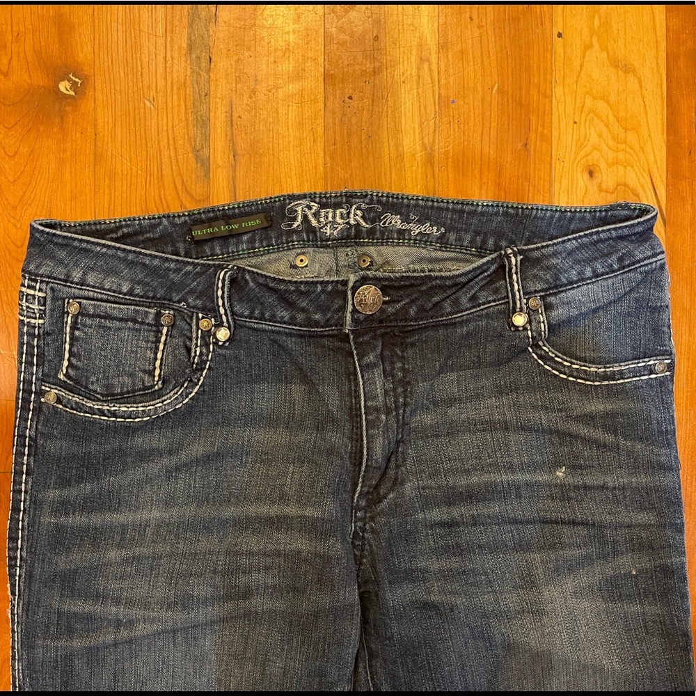 Wrangler Rock 47 Ultra Low Rise Boot Jeans 11/12